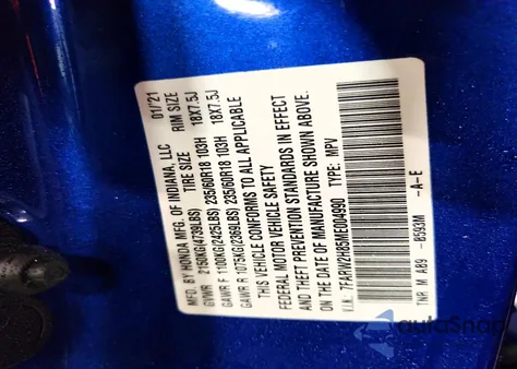 2021 Honda Cr-V Exl z USA, uszkodzony, nr VIN 7FARW2H85ME004990